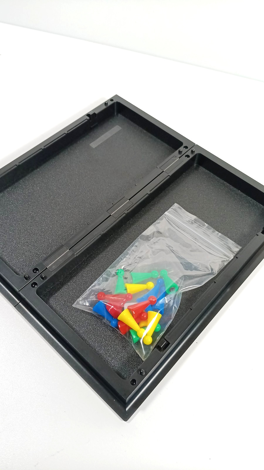 9.5” Magnetic Ludo Board Game Folding Strategy 4 Players Preowned Please Read