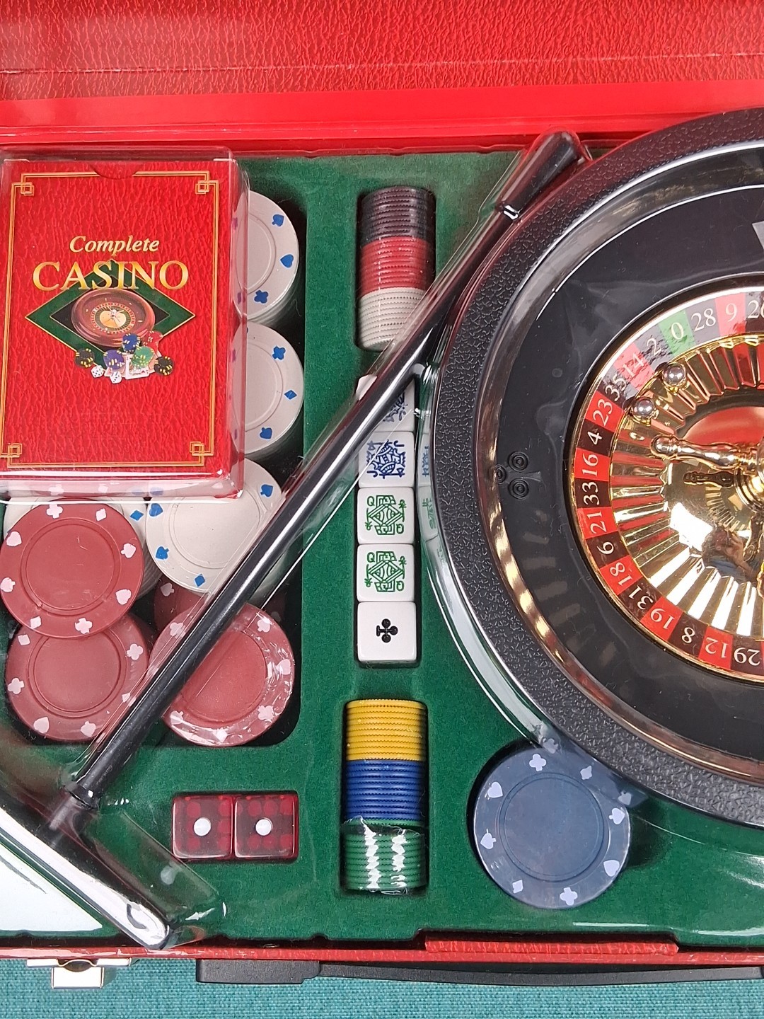 Complete Casino Roulette Travel Game w/ Case by Sterling Innovation NY