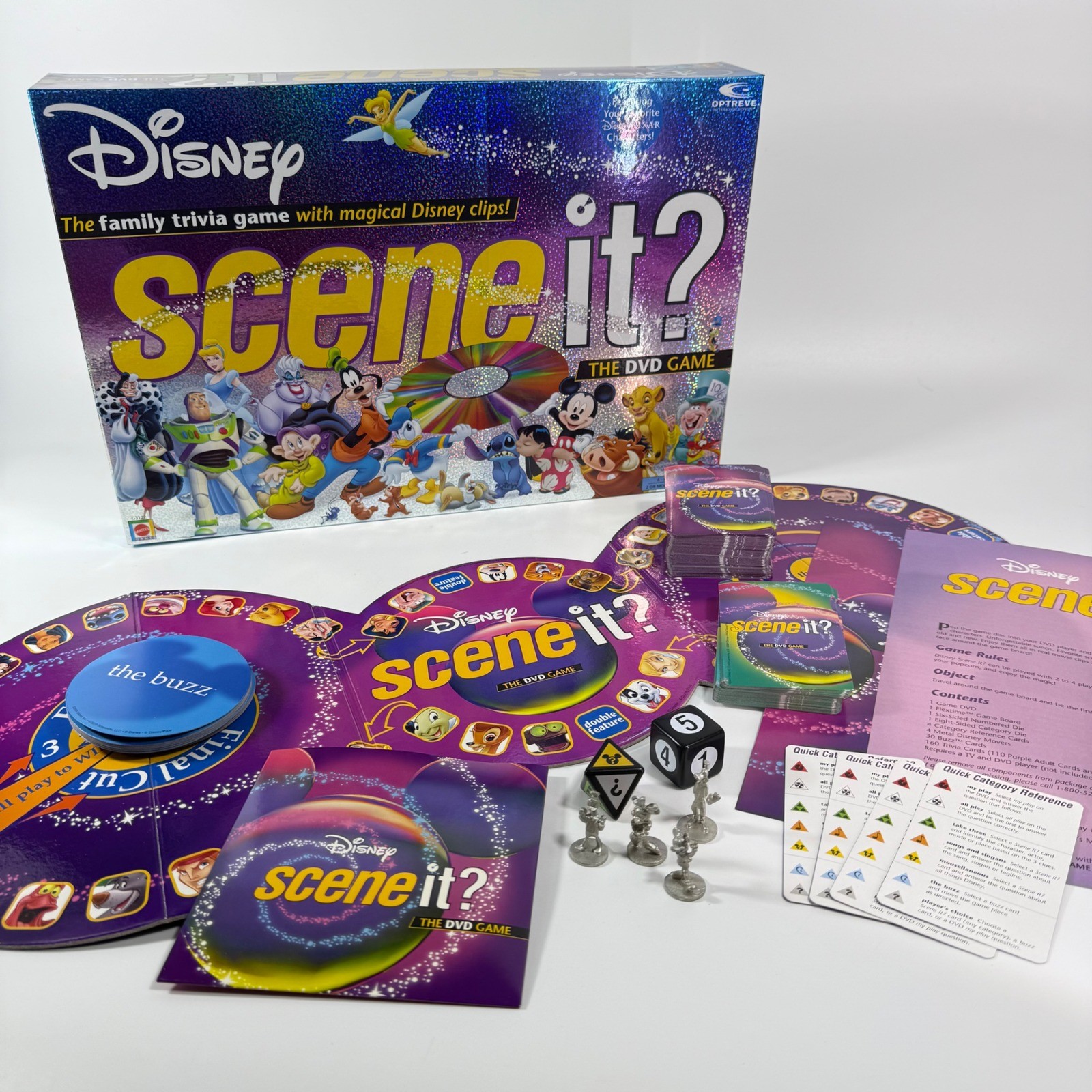 Disney Scene It The DVD Game Family Trivia Featuring Disney Pixar Characters