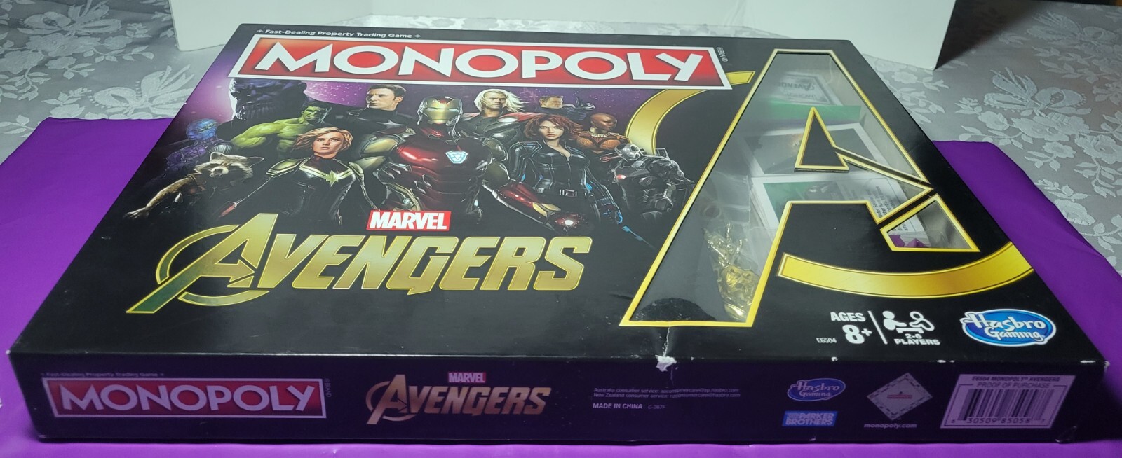 Monopoly MARVEL Avengers Special Edition Collection Golden Tokens
