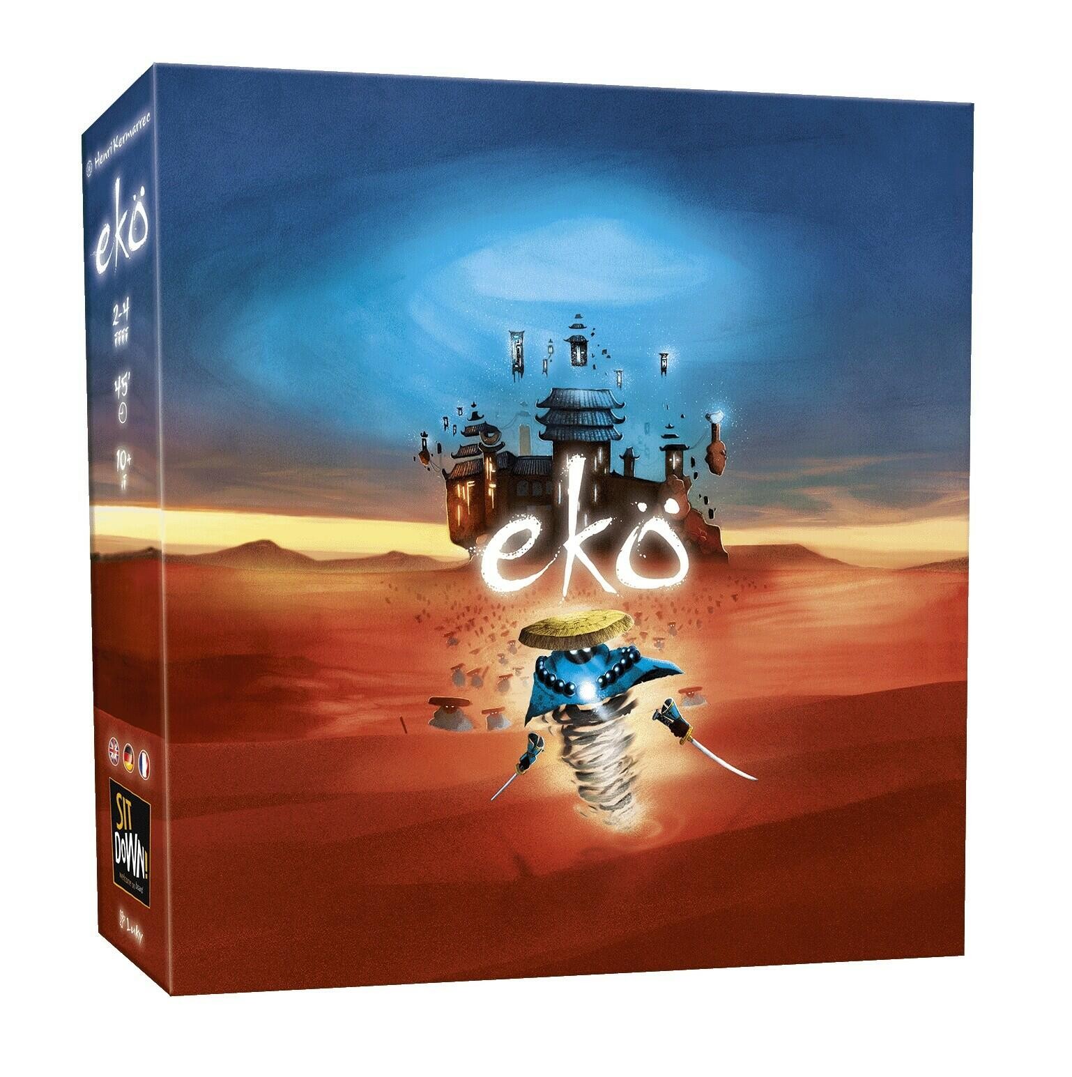 Eko Abstract Strategy Board Game | Territory Building with Grid Movement