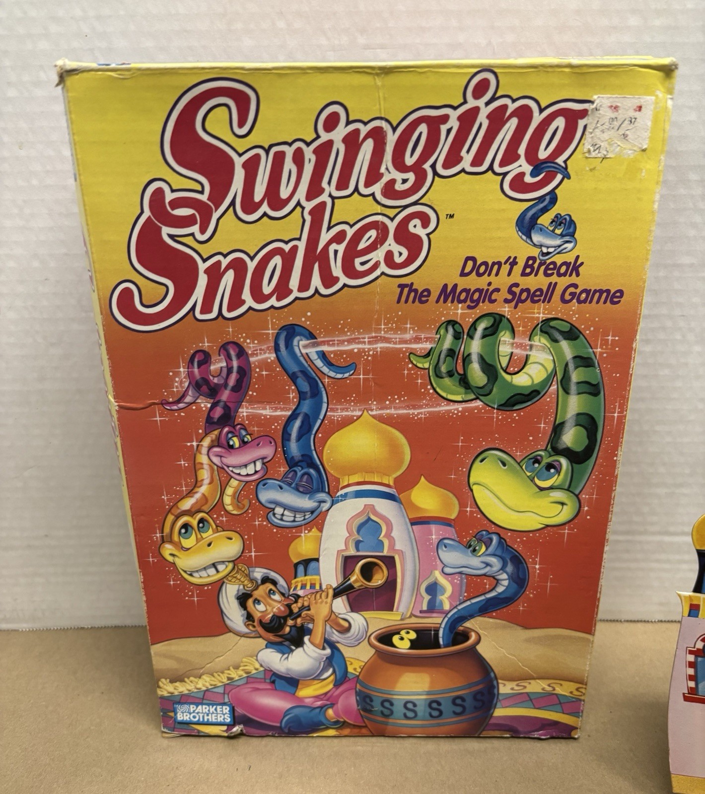 SWINGING SNAKES 1993 Vintage Parker Brothers Board Game COMPLETE