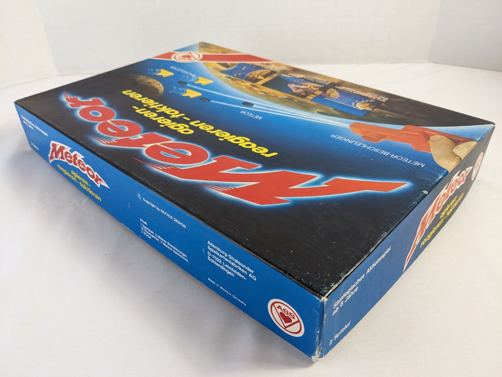 METEOR 1st Edition Board Game Missing 1 Die 99% COMPLETE WORKS! German ASS 1975