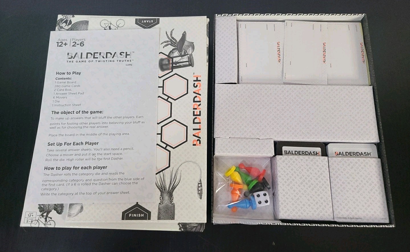 ​Balderdash Board Game for Adults & Teens with Guessing & Bluffing, the Game of