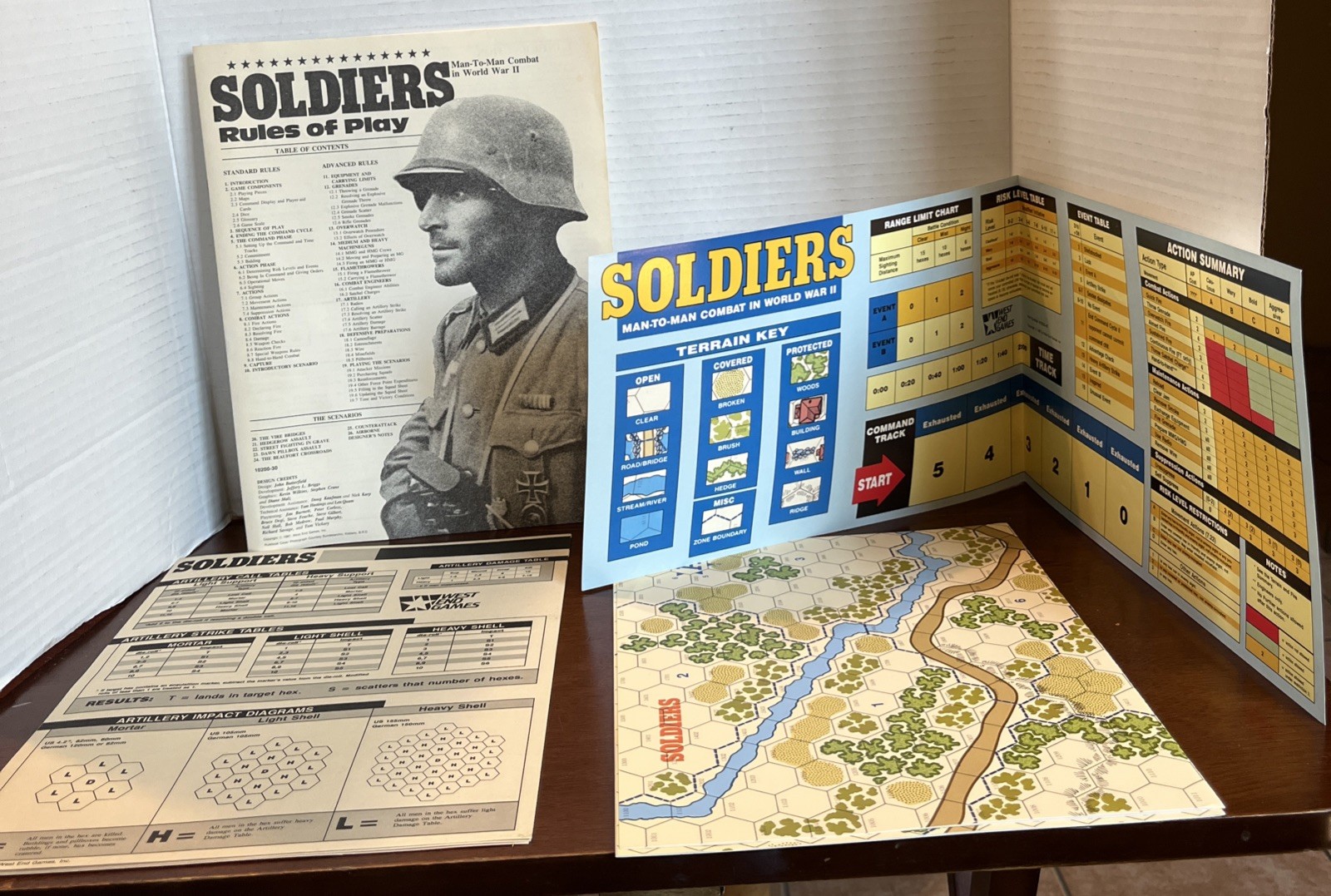 Soldiers Man to Man Combat in WWII – West End Games – UNPUNCHED. “XO”