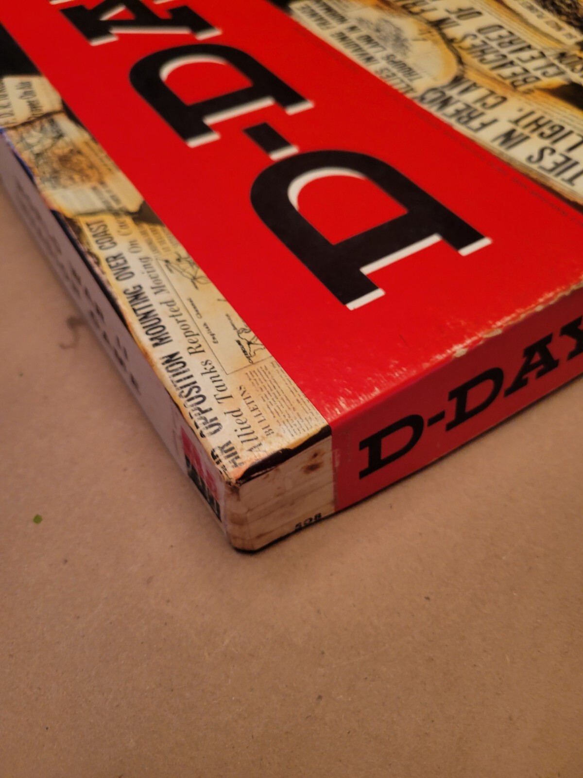 1961 Avalon Hill D-Day 508 World War II Board Game Realistic Tournament Complete