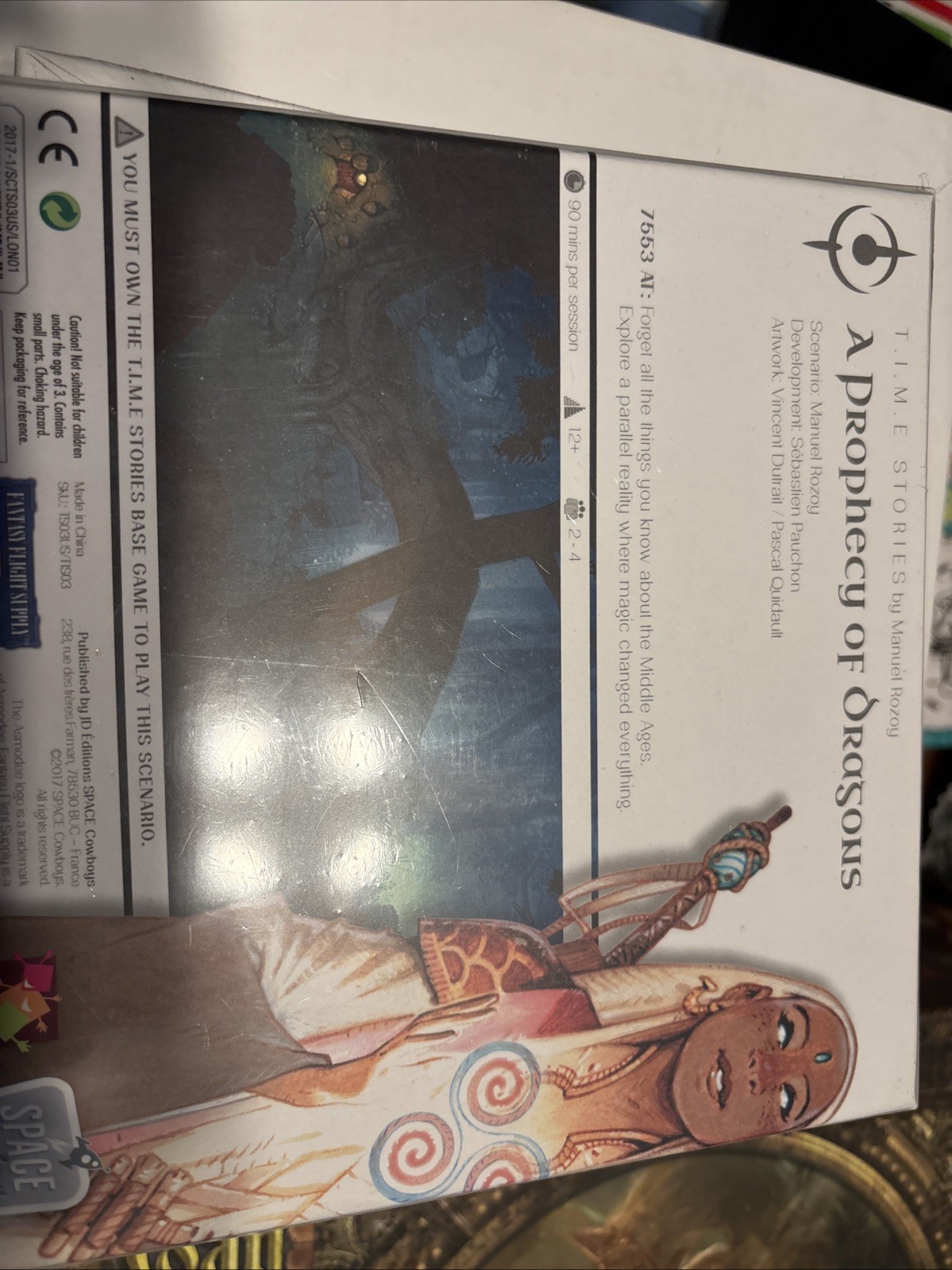Time Stories A Prophecy of Dragons Scenario Board Game NEW SEALED