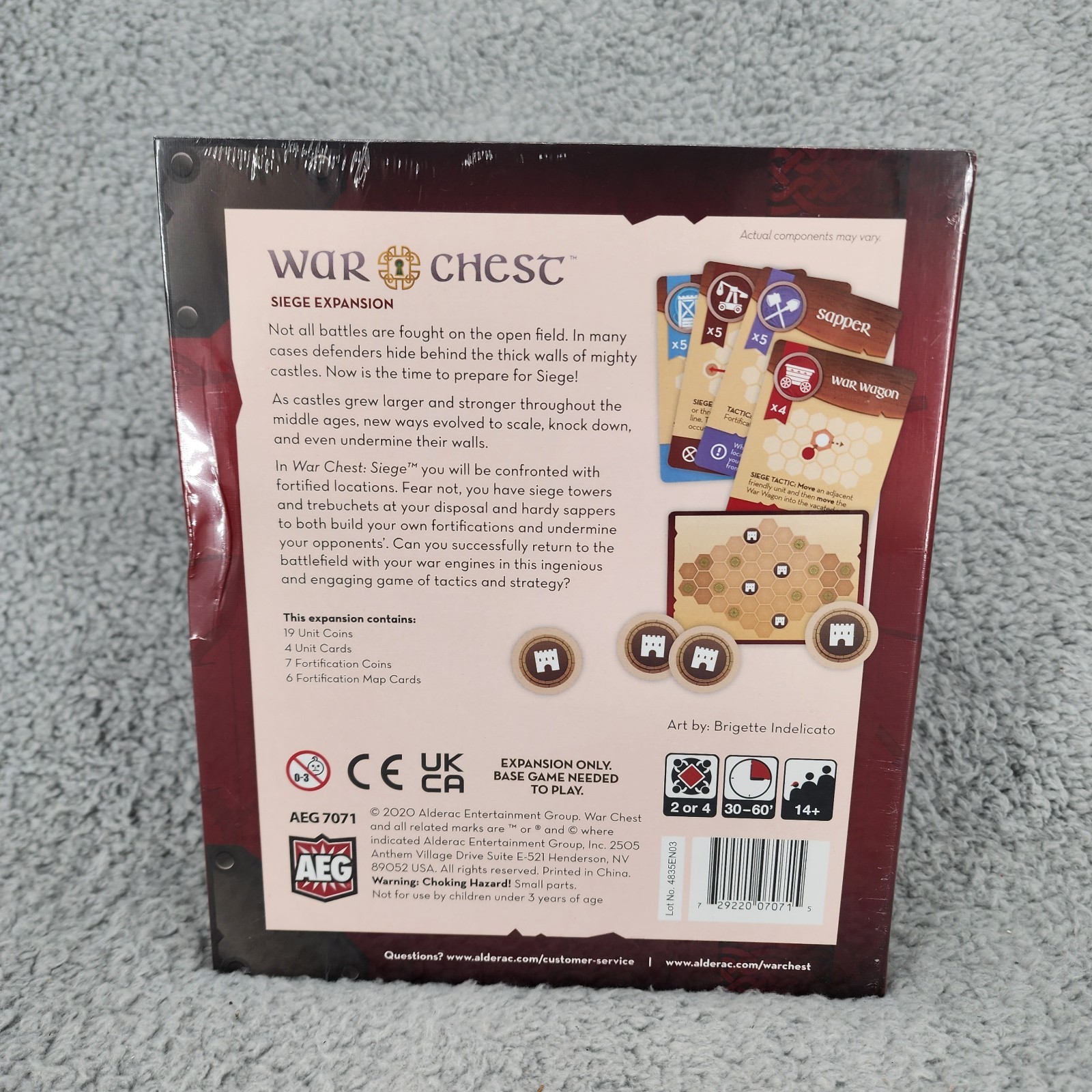 War Chest Siege Expansion by Alderac Entertainment Group New Sealed