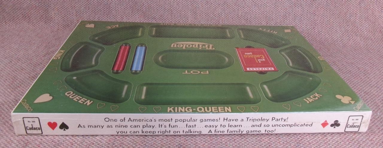 Vintage 1968 Cadaco TRIPOLEY No. 300 Special Edition Game Michigan Rummy Sealed