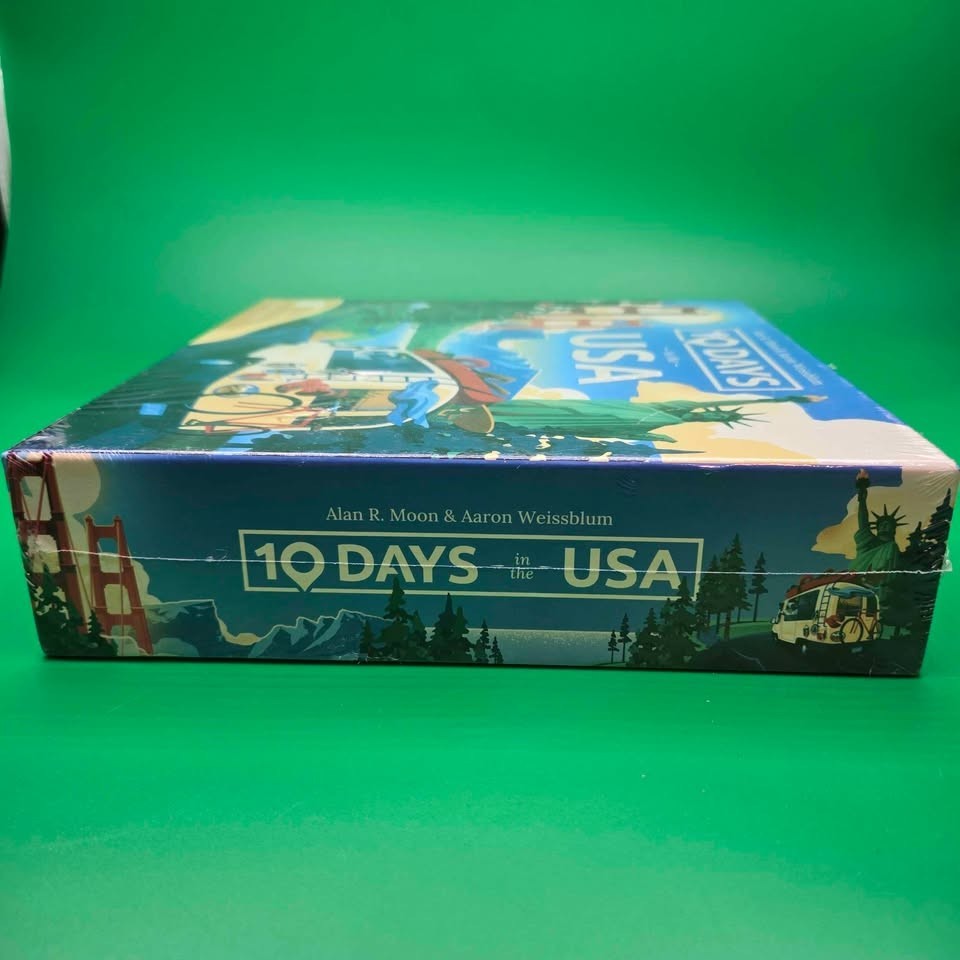 New in Box The Op Games 10 Days in the USA Board Game [772]
