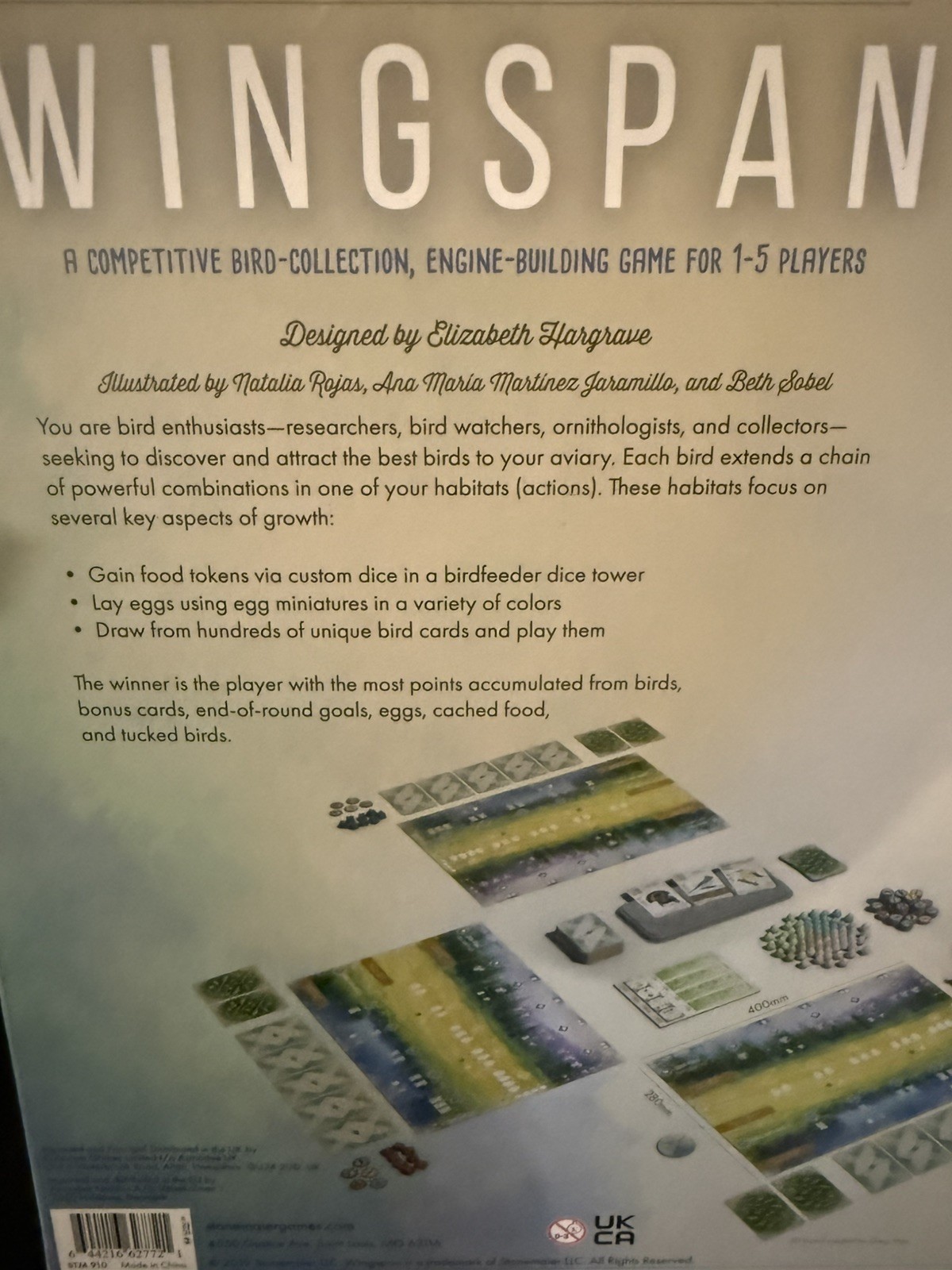 Wingspan Board Game Stonemaier Bird Strategy Engine Build New But Opened