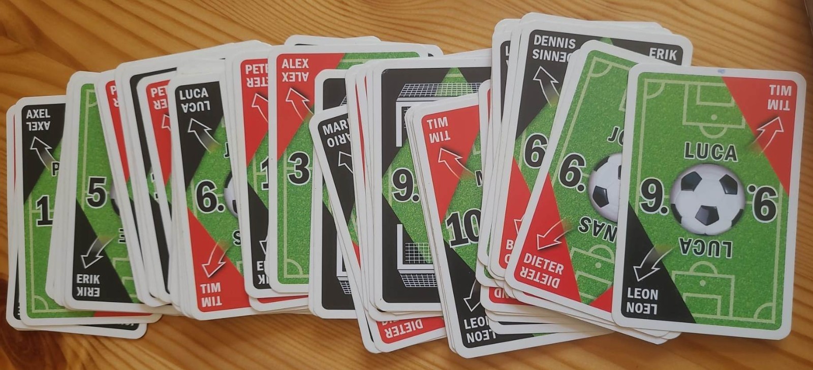 Football Ligretto Card Game Schmidt Games 150 Cards Complete Good Condition