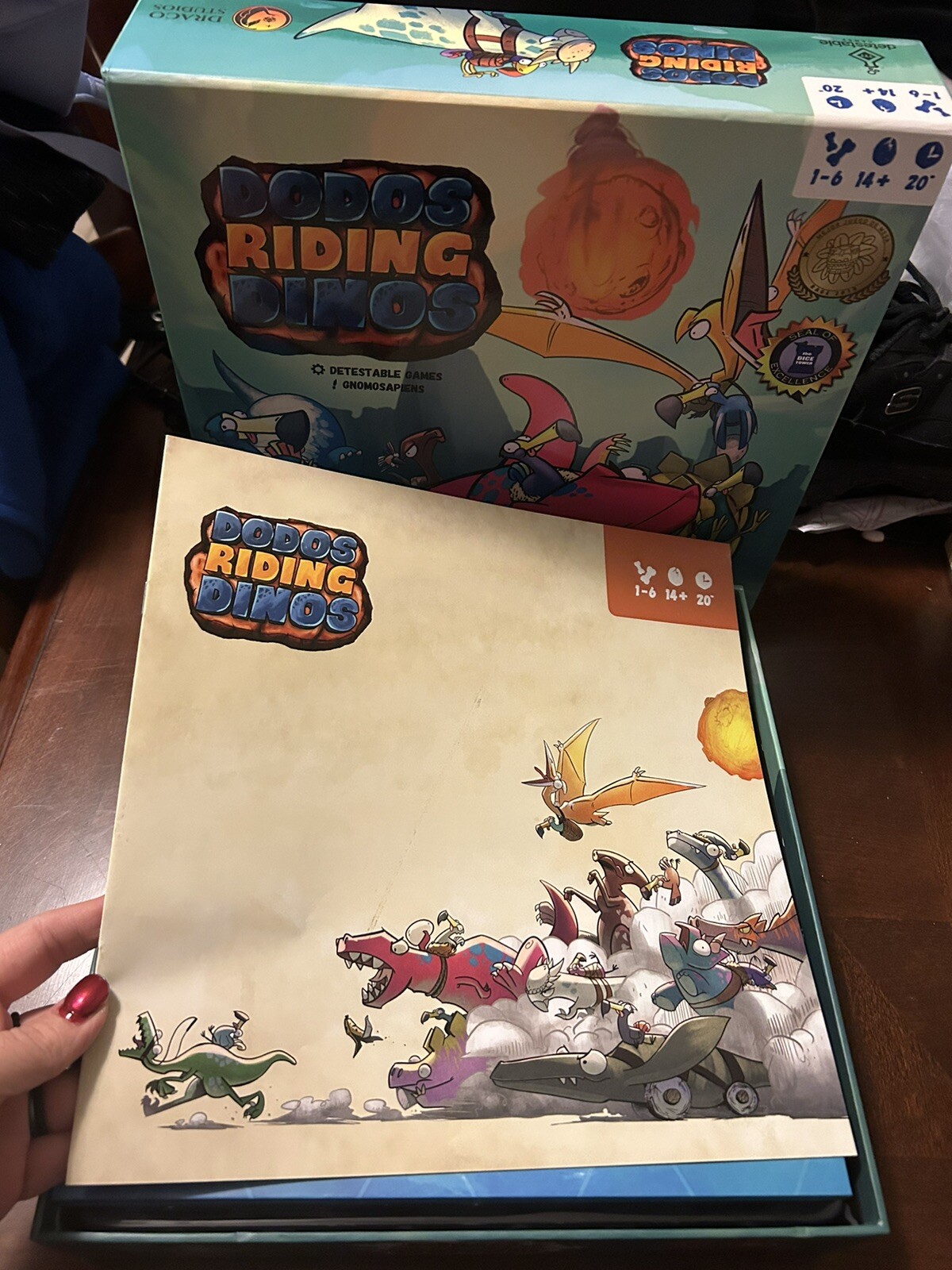 Dodos Riding Dinos – Draco & Detestable Games Kickstarter 2021 With Miniatures