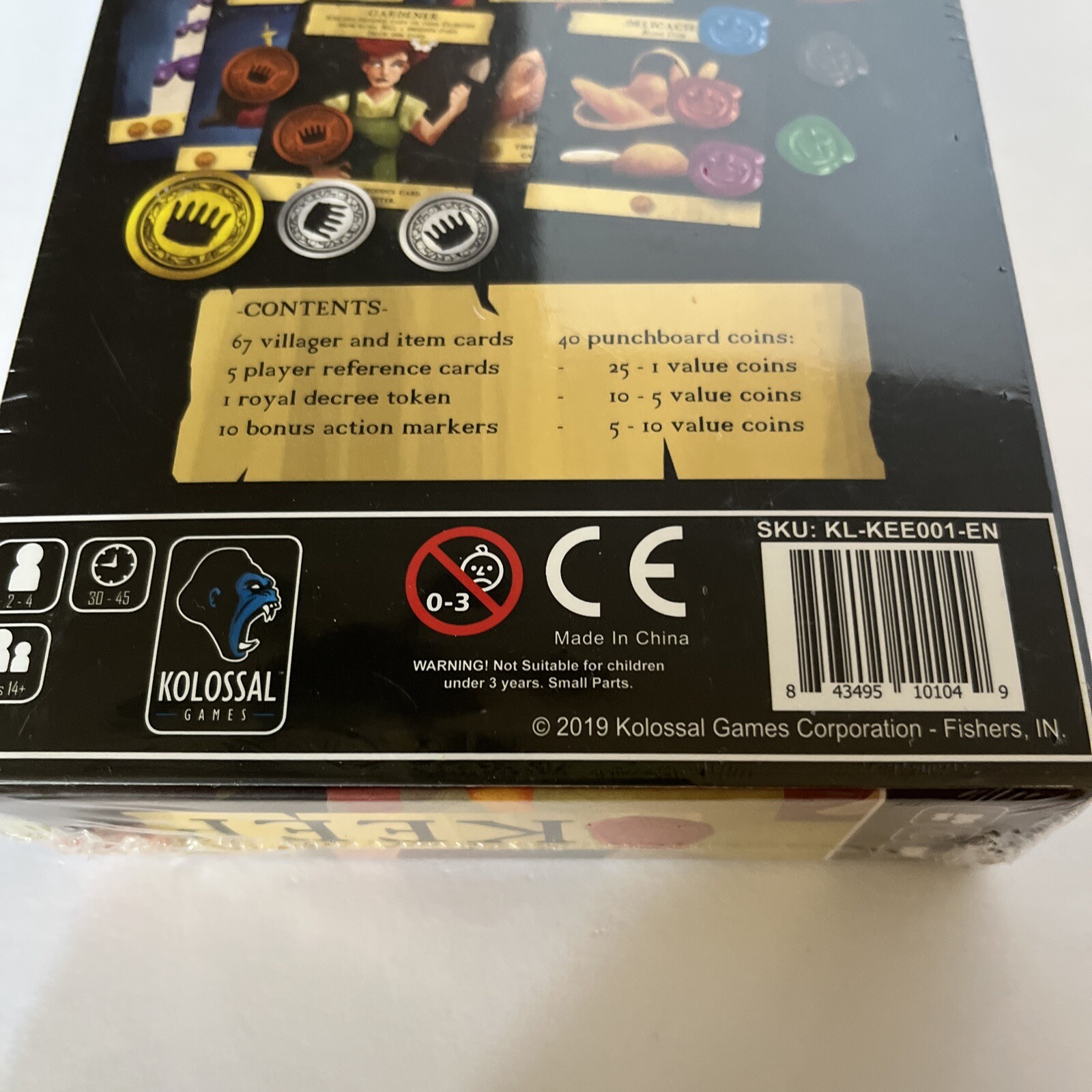 Kolossal Games Keep 2019 Card Drafting Game John Clowdus Age 14+ 2-5 Player New