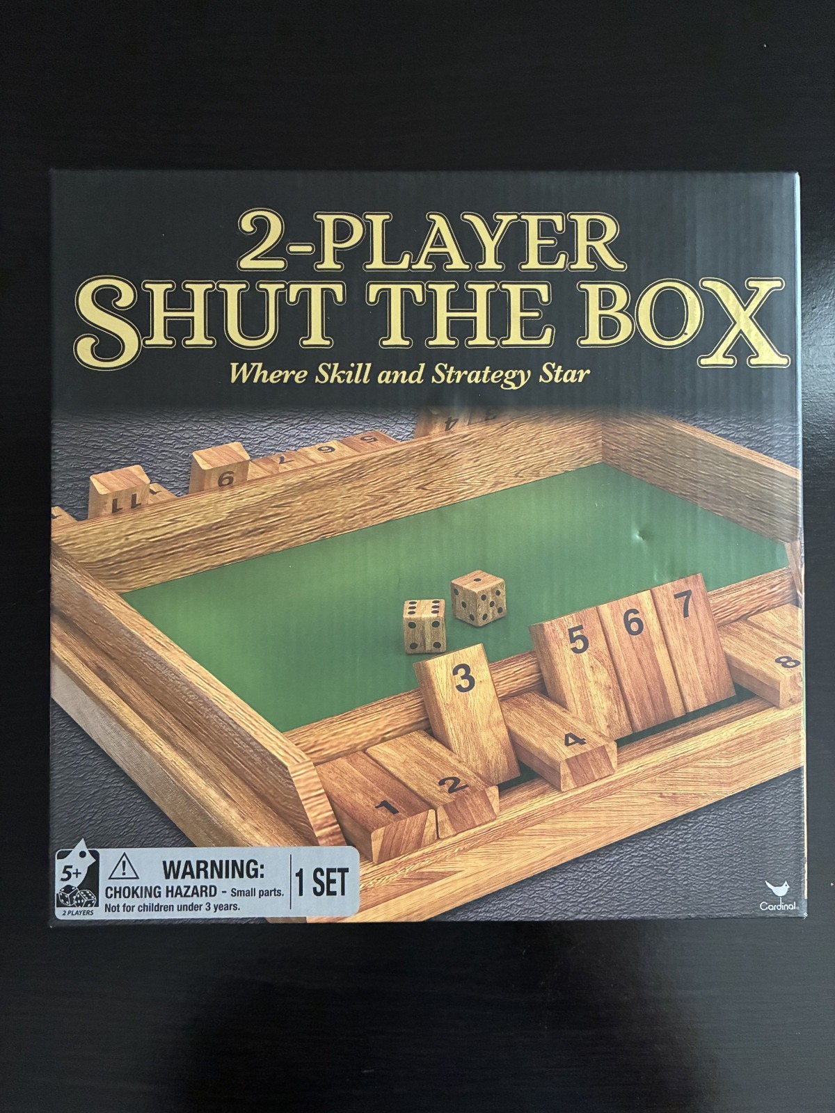 Cardinal 2-Player Shut The Box Complete
