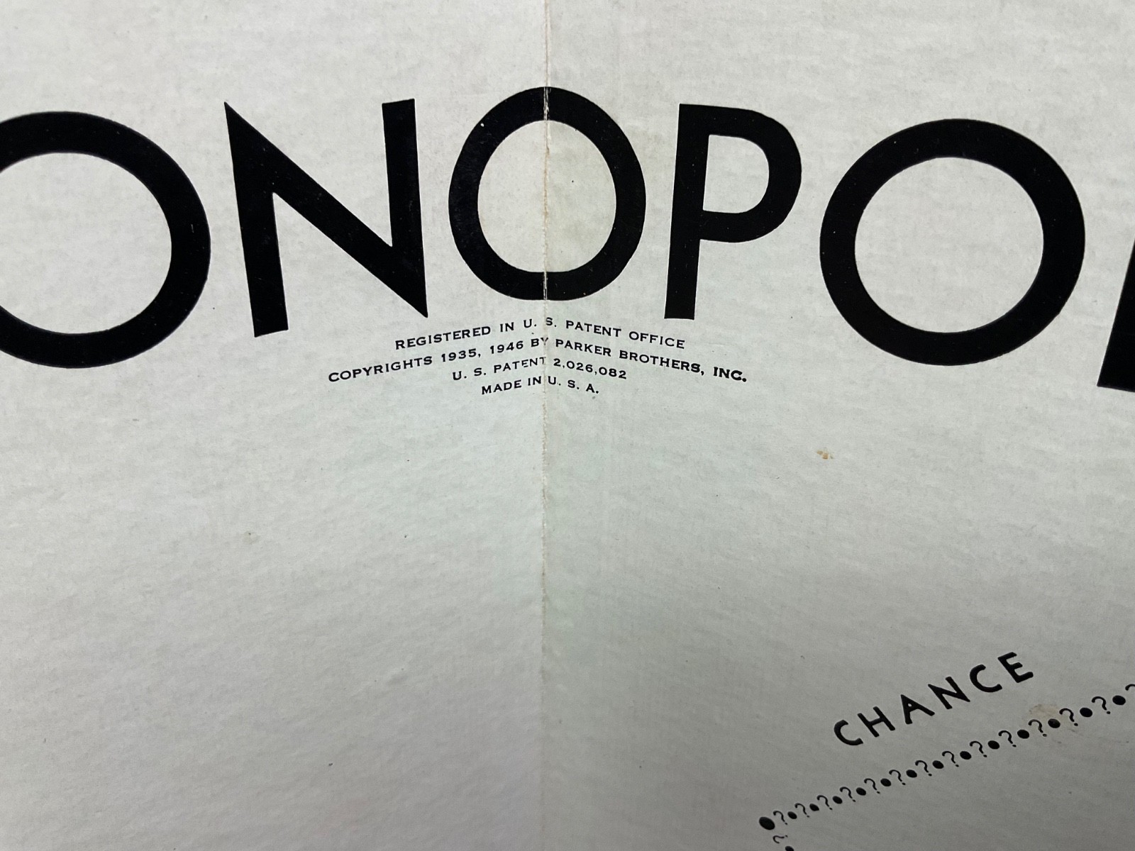 1935 Original Parker Brothers Monopoly Game 1st Edition? w/ wood pieces Complete