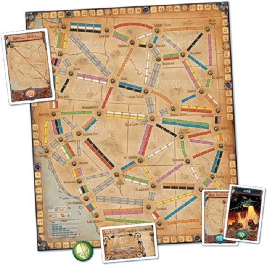 Ticket To Ride France & Old West Map Collection #6 Game DOW DO7228 Expansion