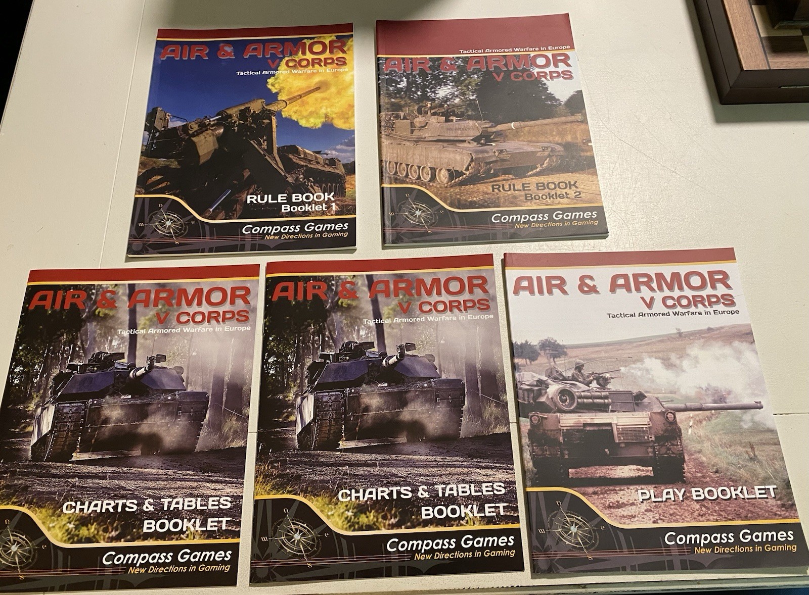 Air & Armor V Corps Board Game – Complete, Unpunched, and Unplayed – Mint Cond