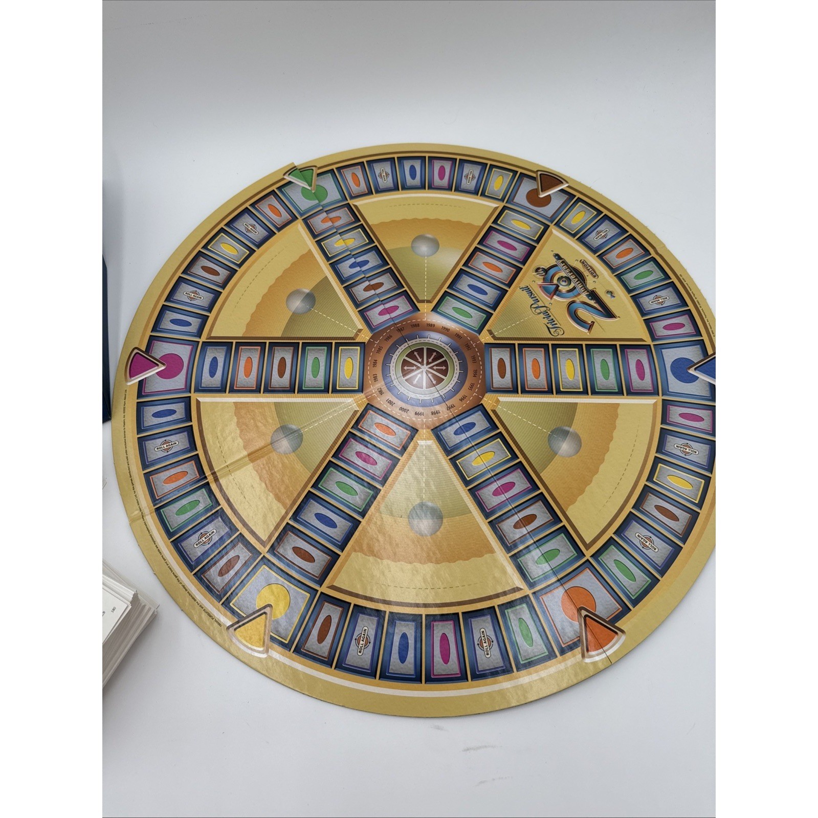 Trivial Pursuit 20th Anniversary Edition 2002 Board Game w Instructions
