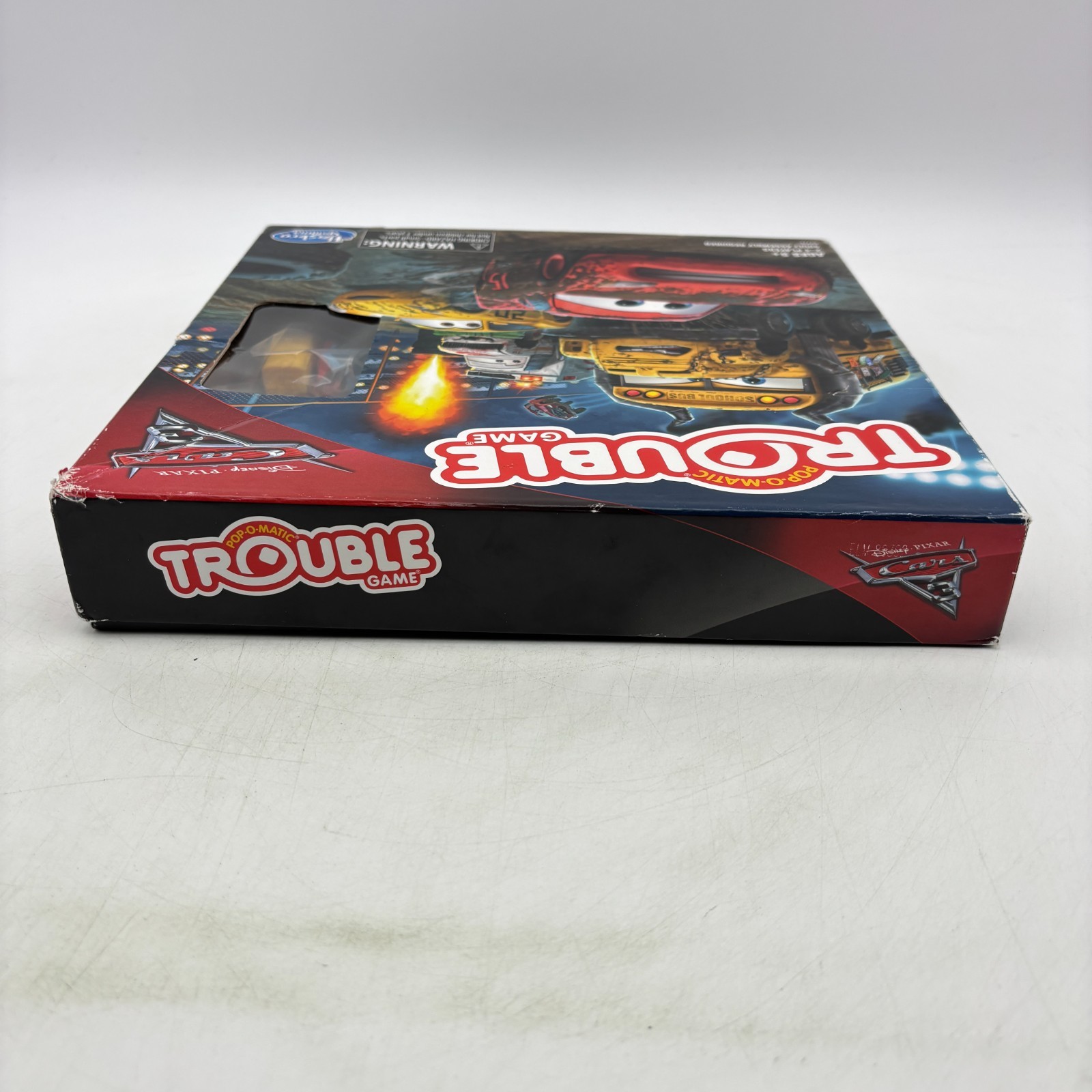 Disney Pixar Cars 3 Trouble Game COMPLETE Hasbro Gaming 2016 Pop O Matic Race