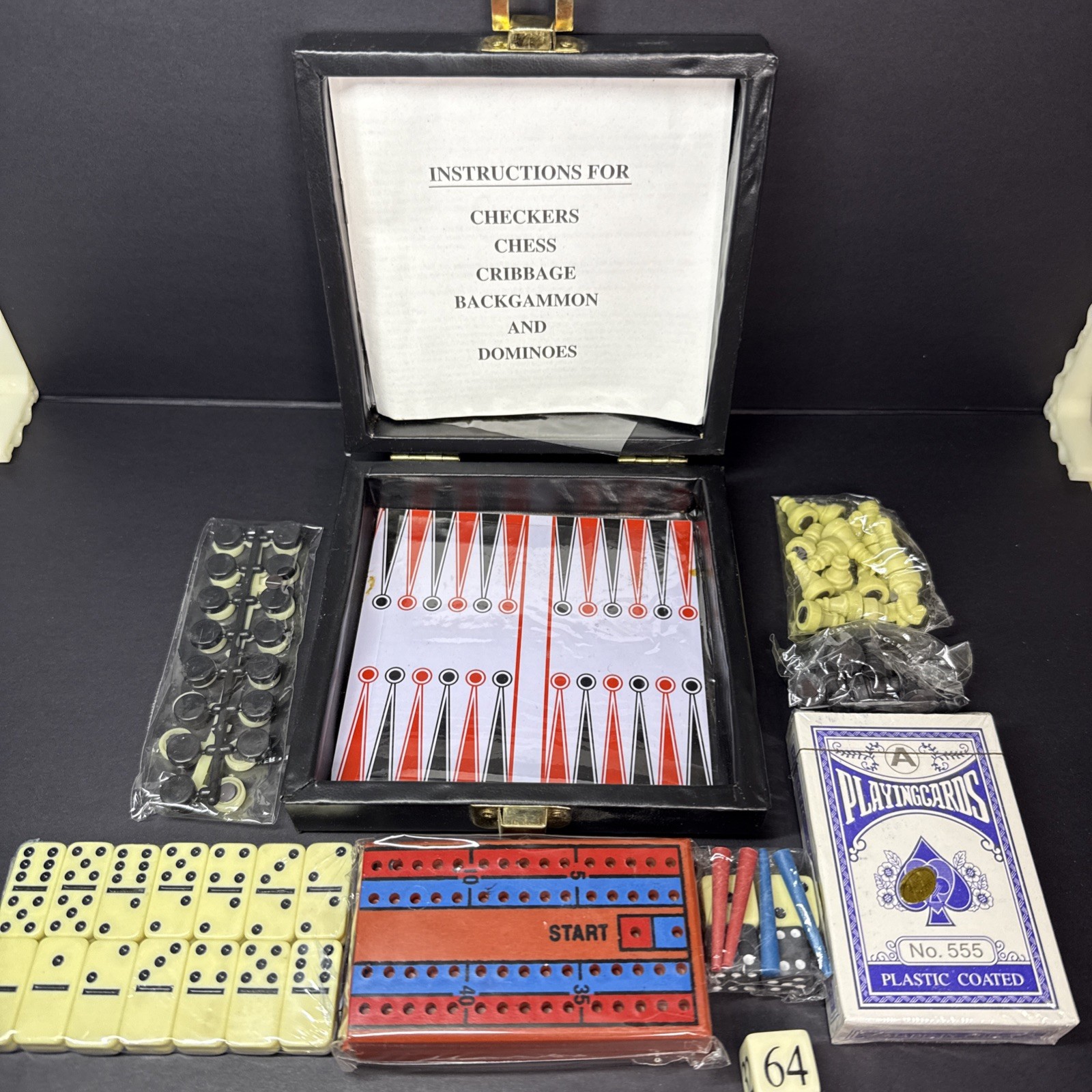 Vtg Coca-Cola Travel Board Games/Collector’s Set- 6 in 1 NEW UNOPENED PLASTIC