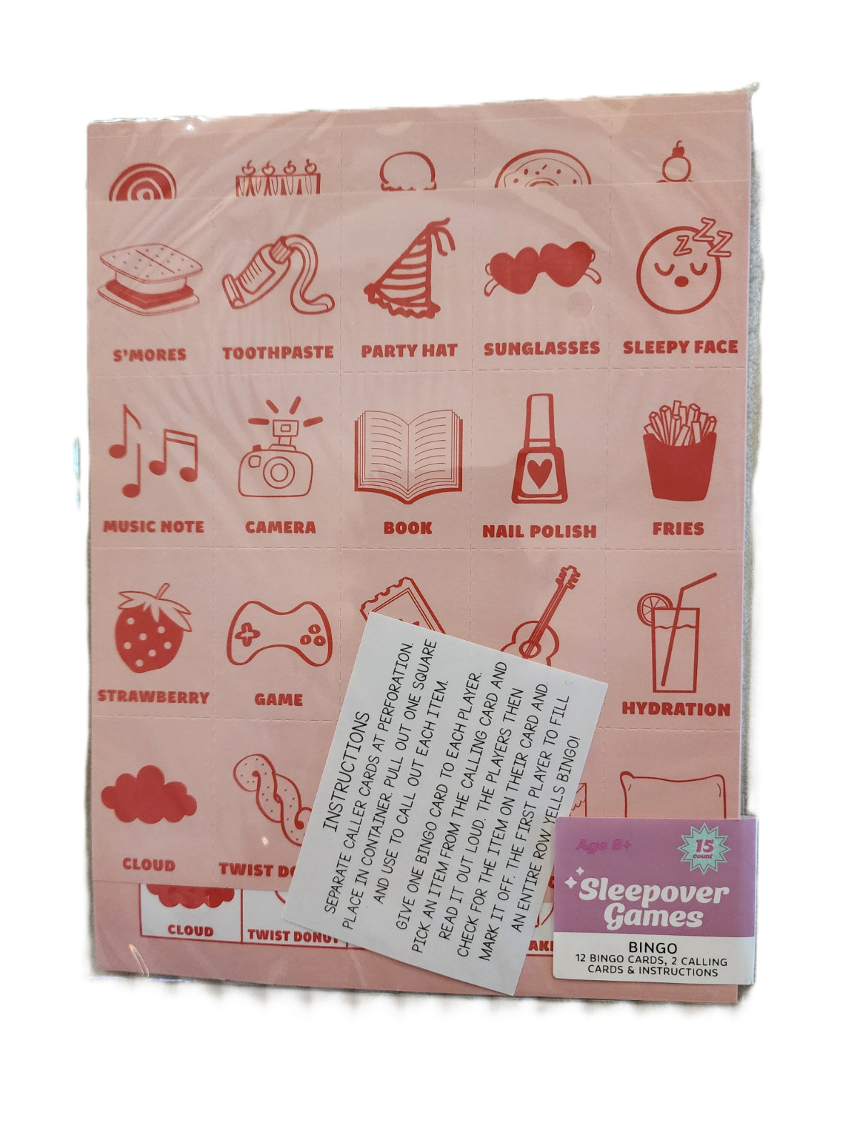 SLEEPOVER PARTY GAME PACK – 3 GAMES INCLUDED – AGES 8 & UP