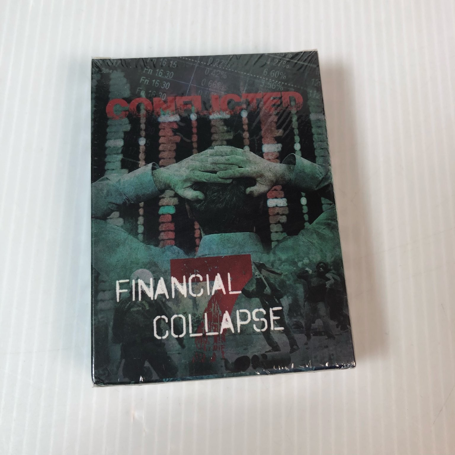 Conflicted Financial Collapse Deck 7 Card Expansion SurvivaLogics 2016 Sealed