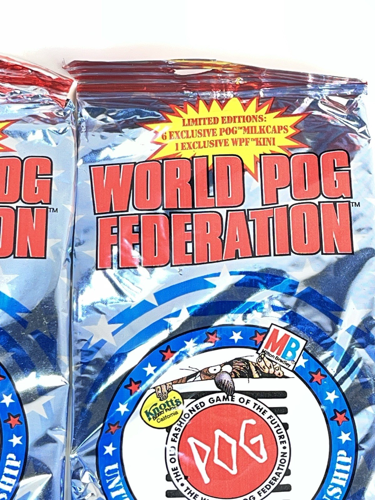 Vintage Pogs World Pog Federation 1995 US Championship Tournament Pack X2 Sealed