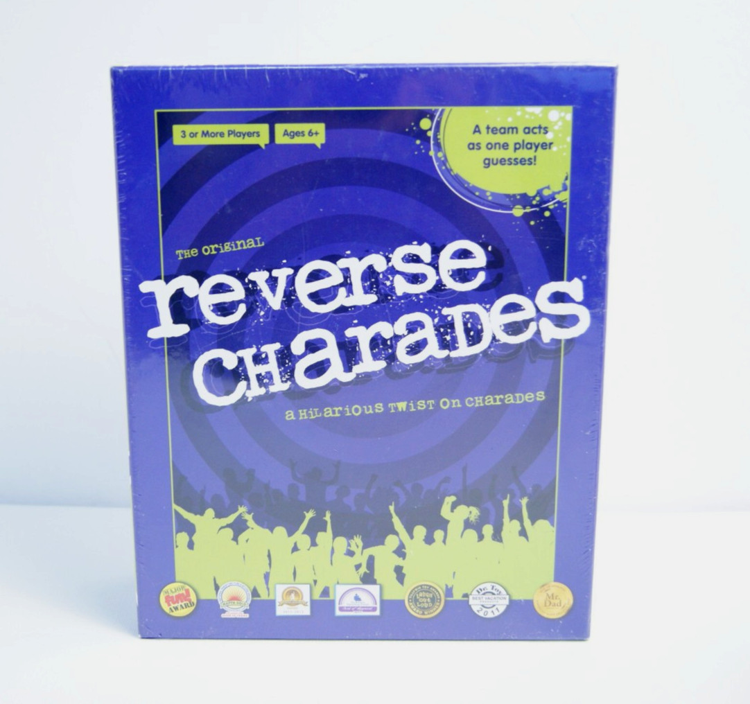Party Game Lot (3): Watch Ya Mouth, Family Feud, Reverse Charades New Sealed
