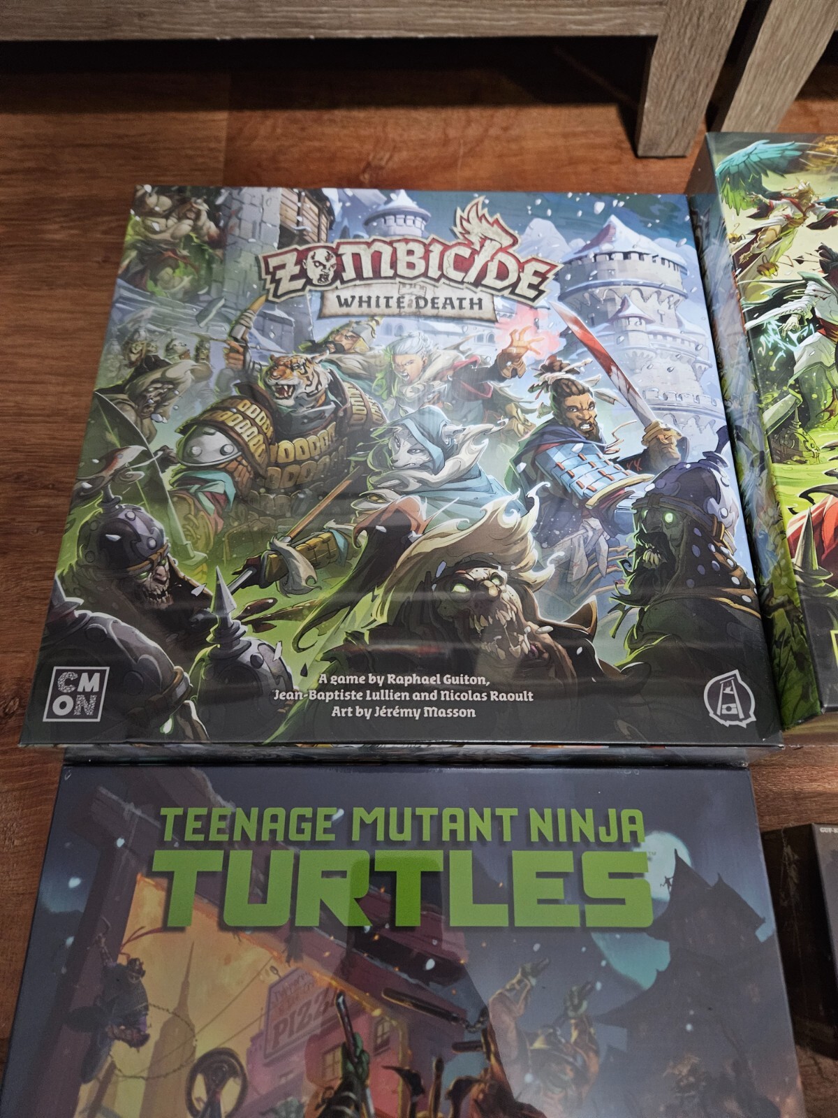 Zombicide White Death Kickstarter Bundle w/ Frozen Fortress TMNT Timecrash++