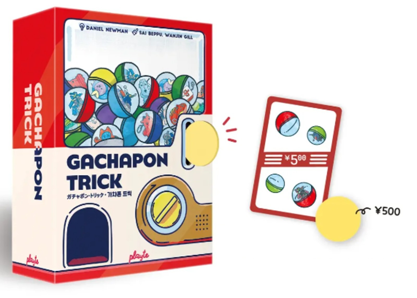 Gachapon Trick Board Game (2025) – Unique Trick Taking & Set Collection Card Gam