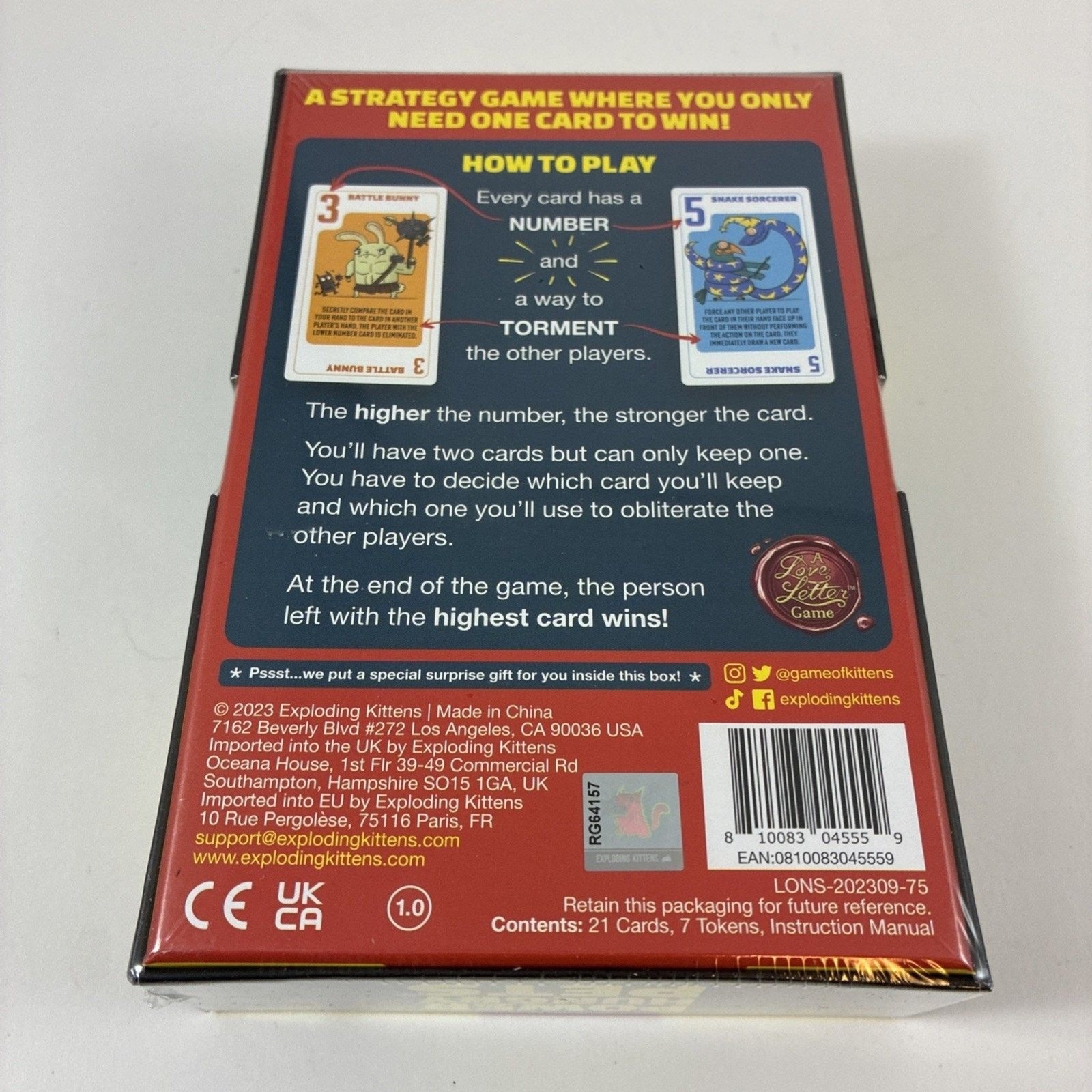 Kids Game Power Hungry Pets Game-Try To Outsmart Each Other 2-6 Players Ages 7+