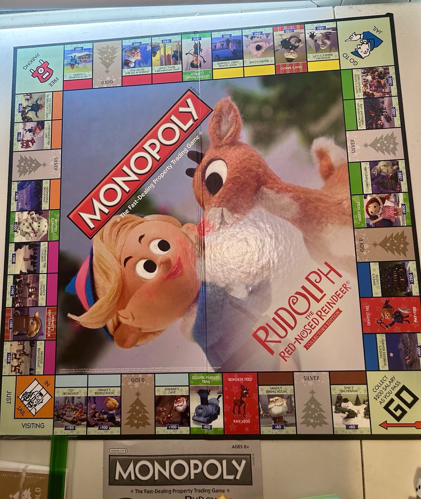 Monopoly Rudolph The Red Nosed Reindeer Collector’s Edition 2012 Board Game