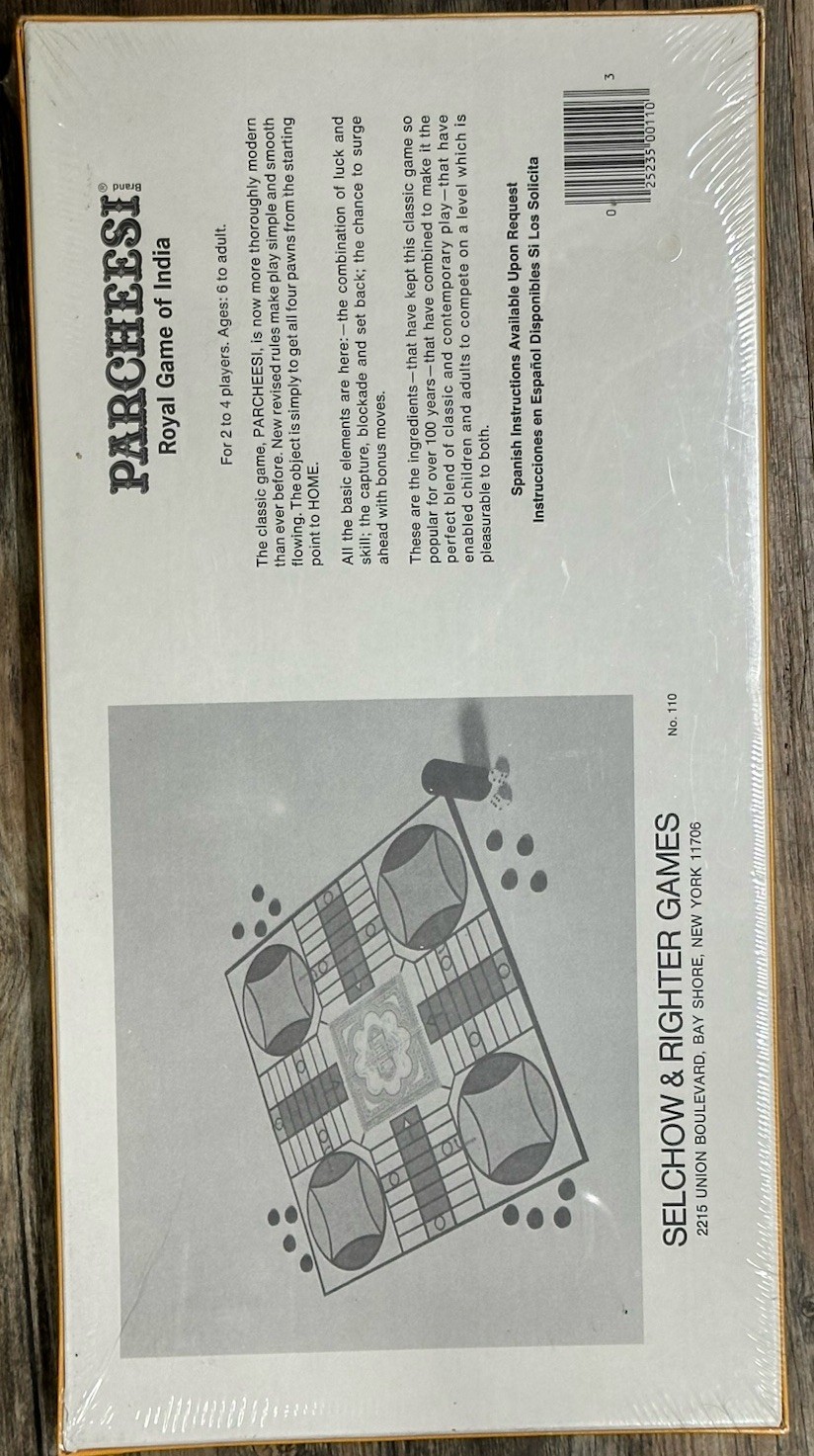 Parcheesi Board Game 1982 Royal Game of India – Complete