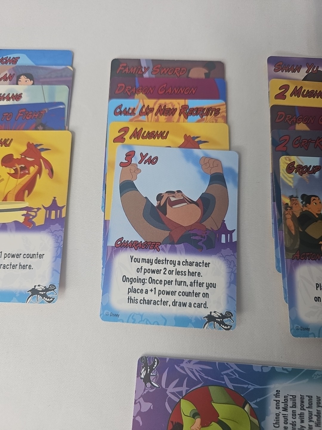 Smash Up DISNEY Mulan Faction Pack – Alderac Entertainment REPLACEMENT SET