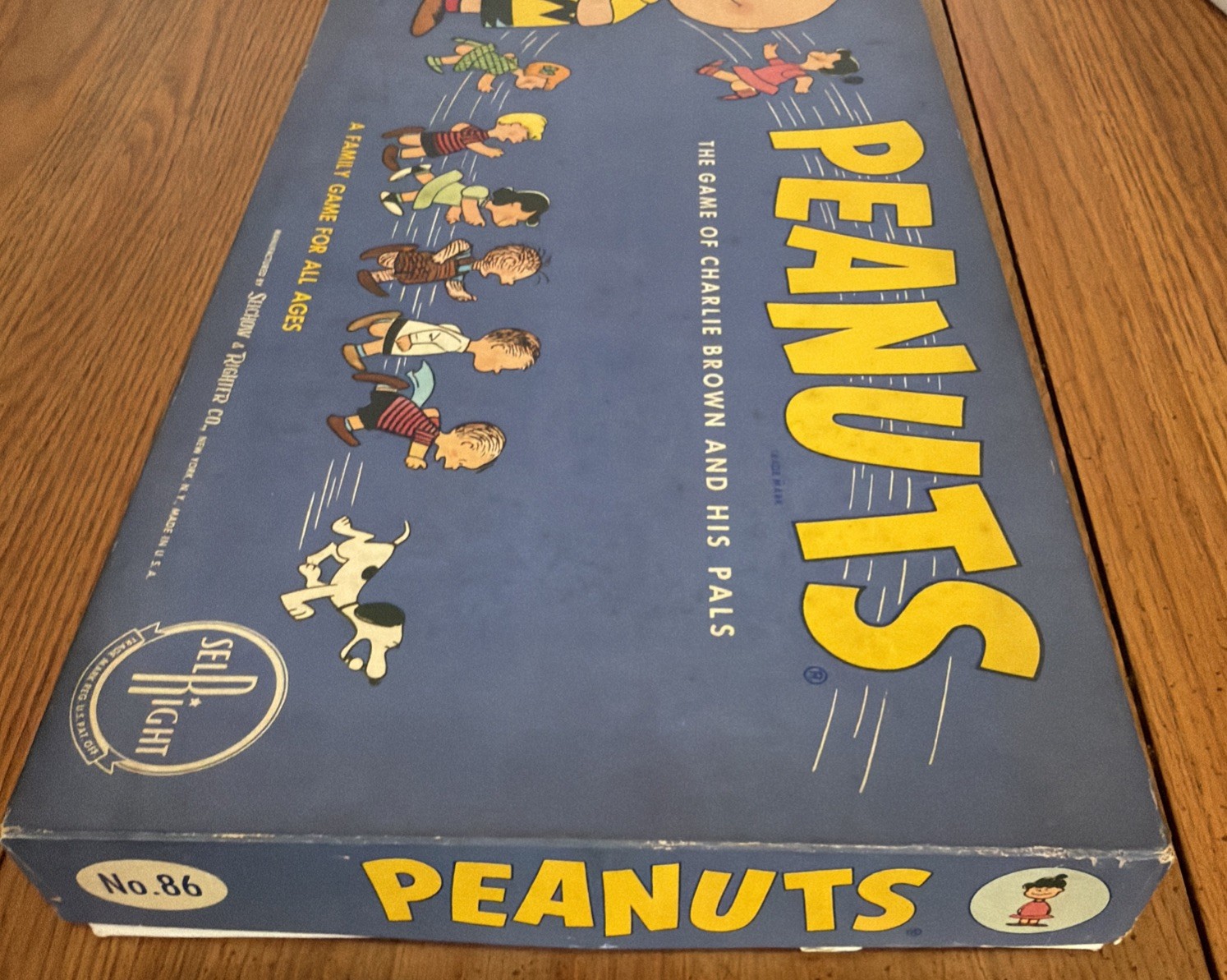 1959 PEANUTS: THE GAME OF CHARLIE BROWN AND HIS PALS GAME BY S & R COMPLETE