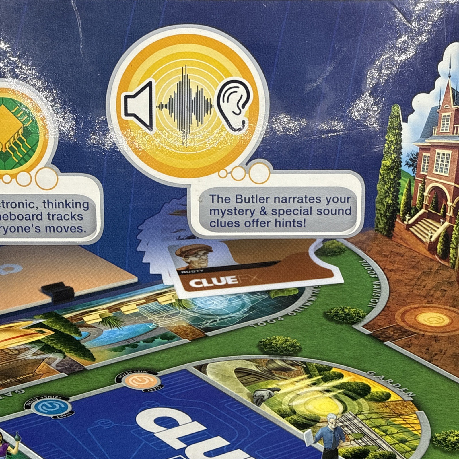 CLUE FX Electronic Talking Board Game 2003 Parker Bros COMPLETE