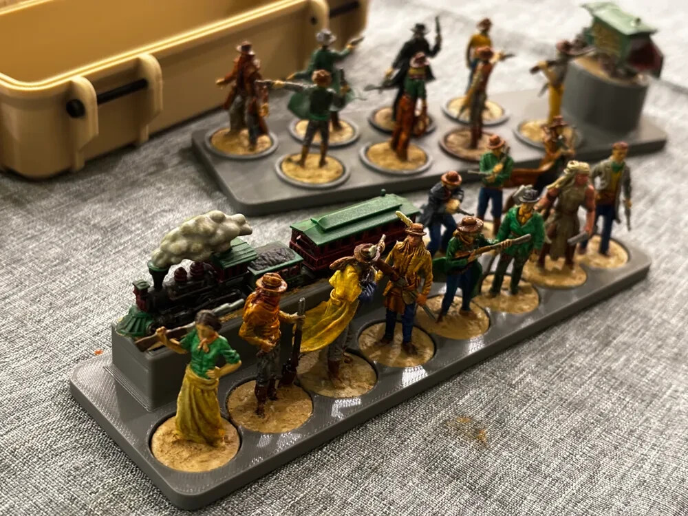Western Legends Board Game Figure Storage