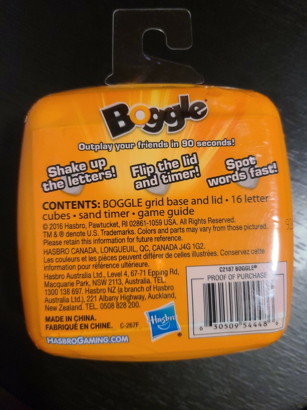 Boggle Classic Game