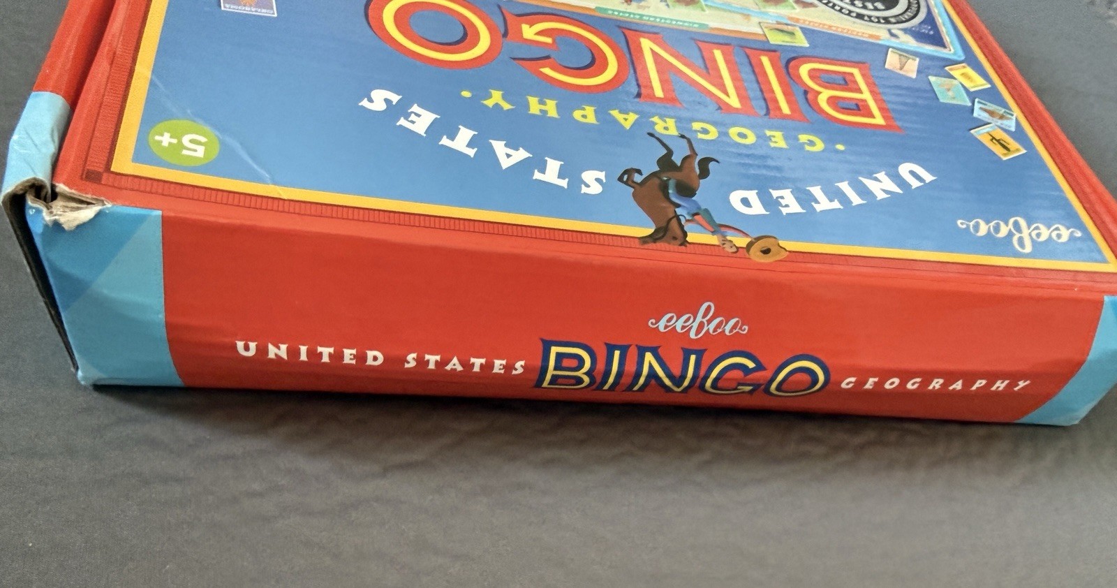 United States Geography Bingo Board Game Age 5+