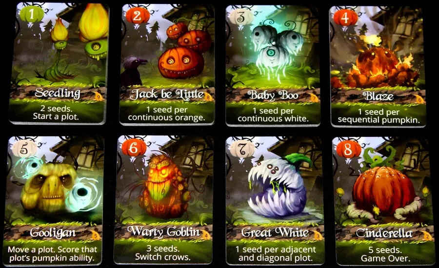 🎃👻NIS – Pumpkin Patch: Bad Seeds Card Game a Ghoulish Halloween Harvest Game
