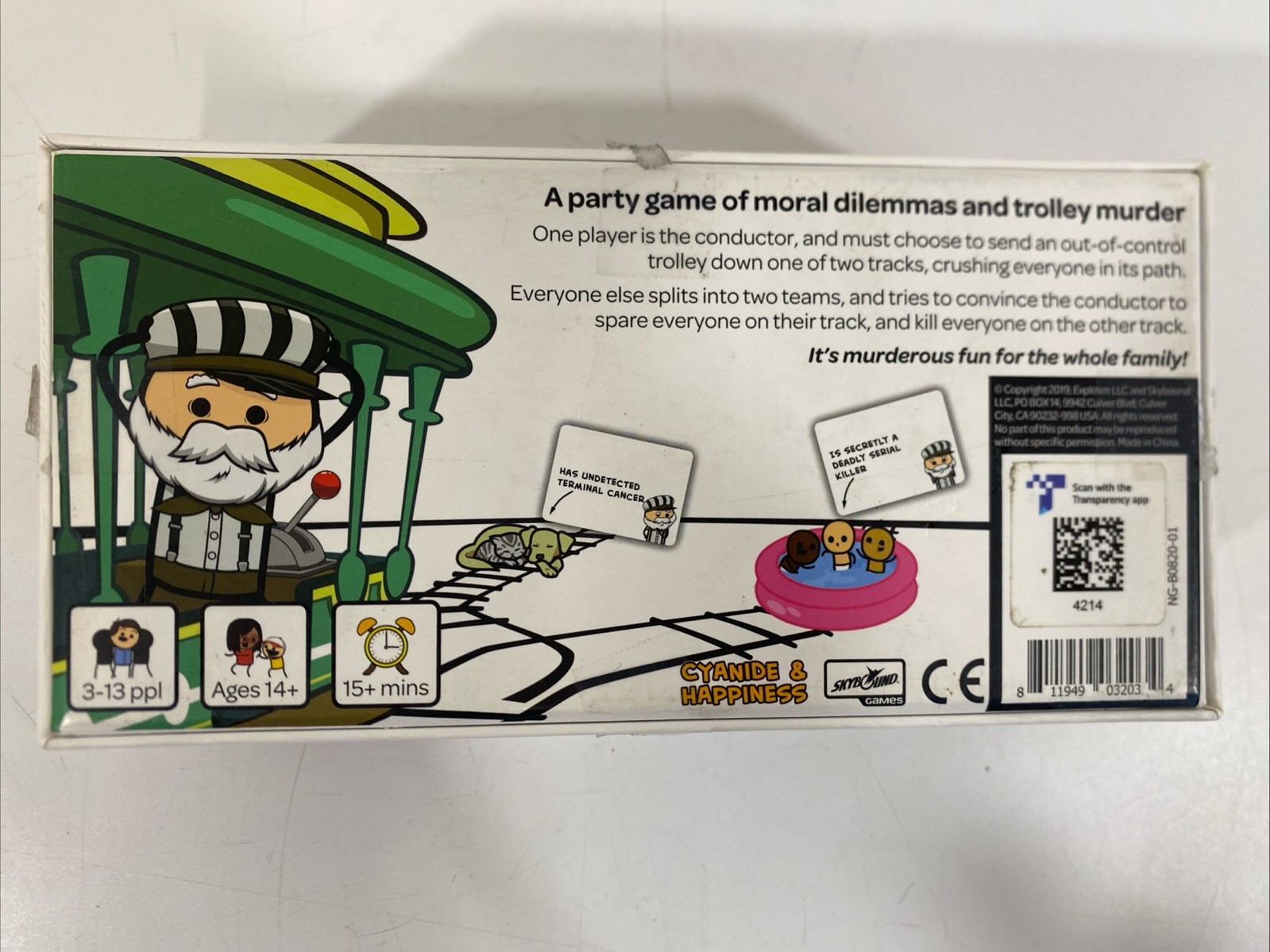 Skybound Trial by Trolley Moral Dilemma and Murder Party Game – SKY4214