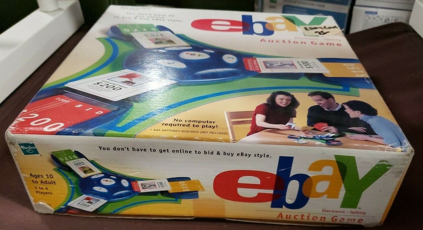 EBAY Electronic Auction Game NEW 2001 Hasbro Parker Brothers Ages 10+ Sealed