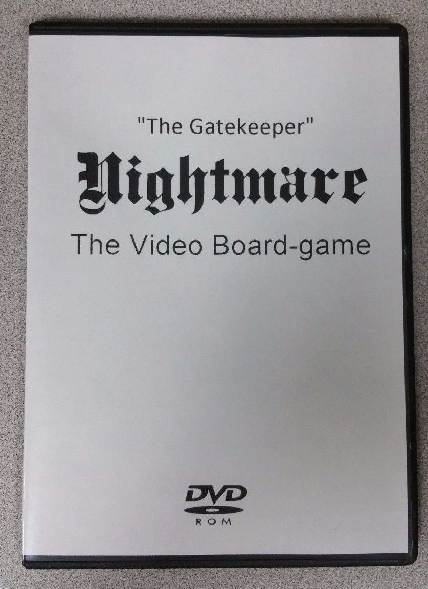 Nightmare Video Board Game DVD of the VHS VCR Tape Horror