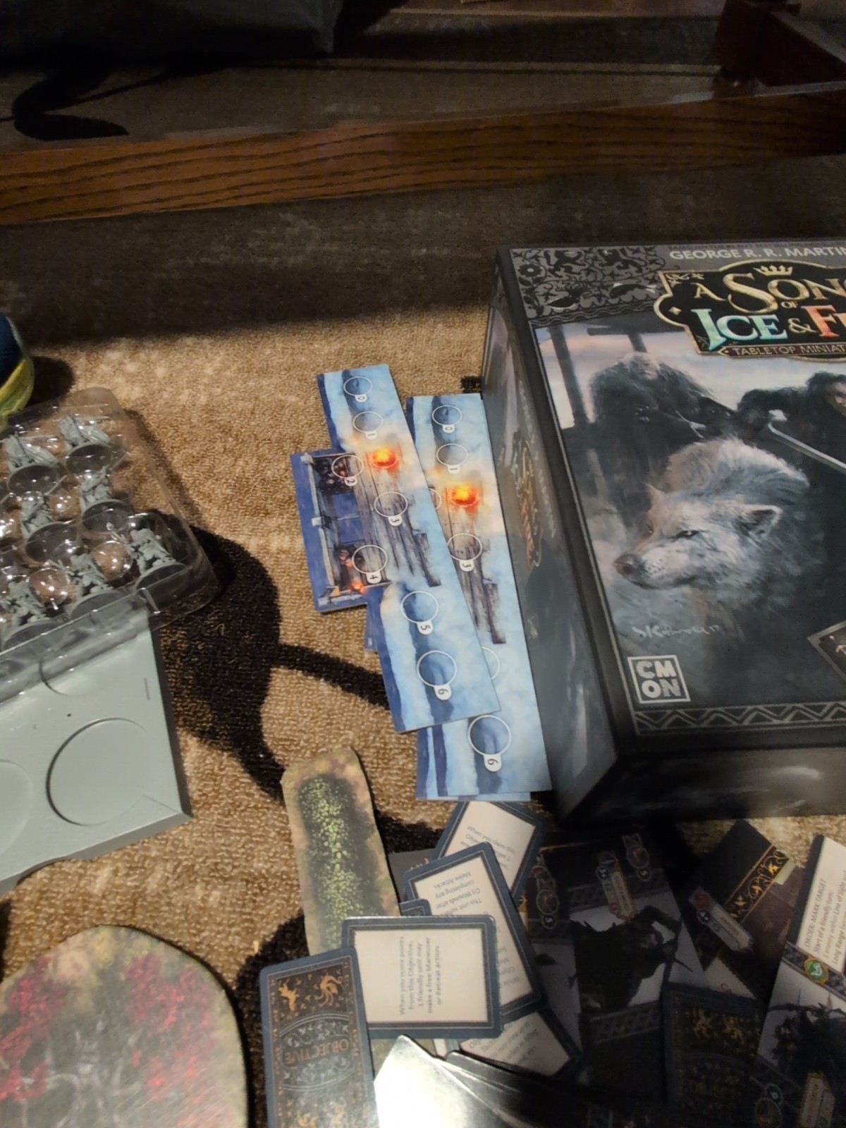 CMON A Song Of Ice & Fire Starter Set Board Game NIGHTS WATCH Read