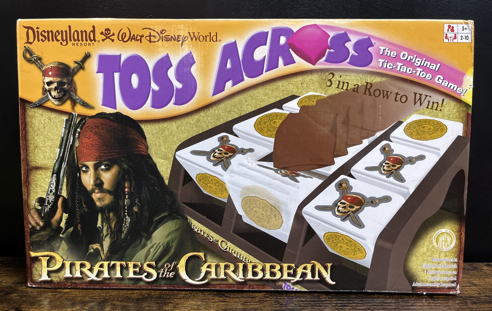 Pirates of the Caribbean Toss Across Disneyland Resort 2007 Sababa Toys Rare NIB