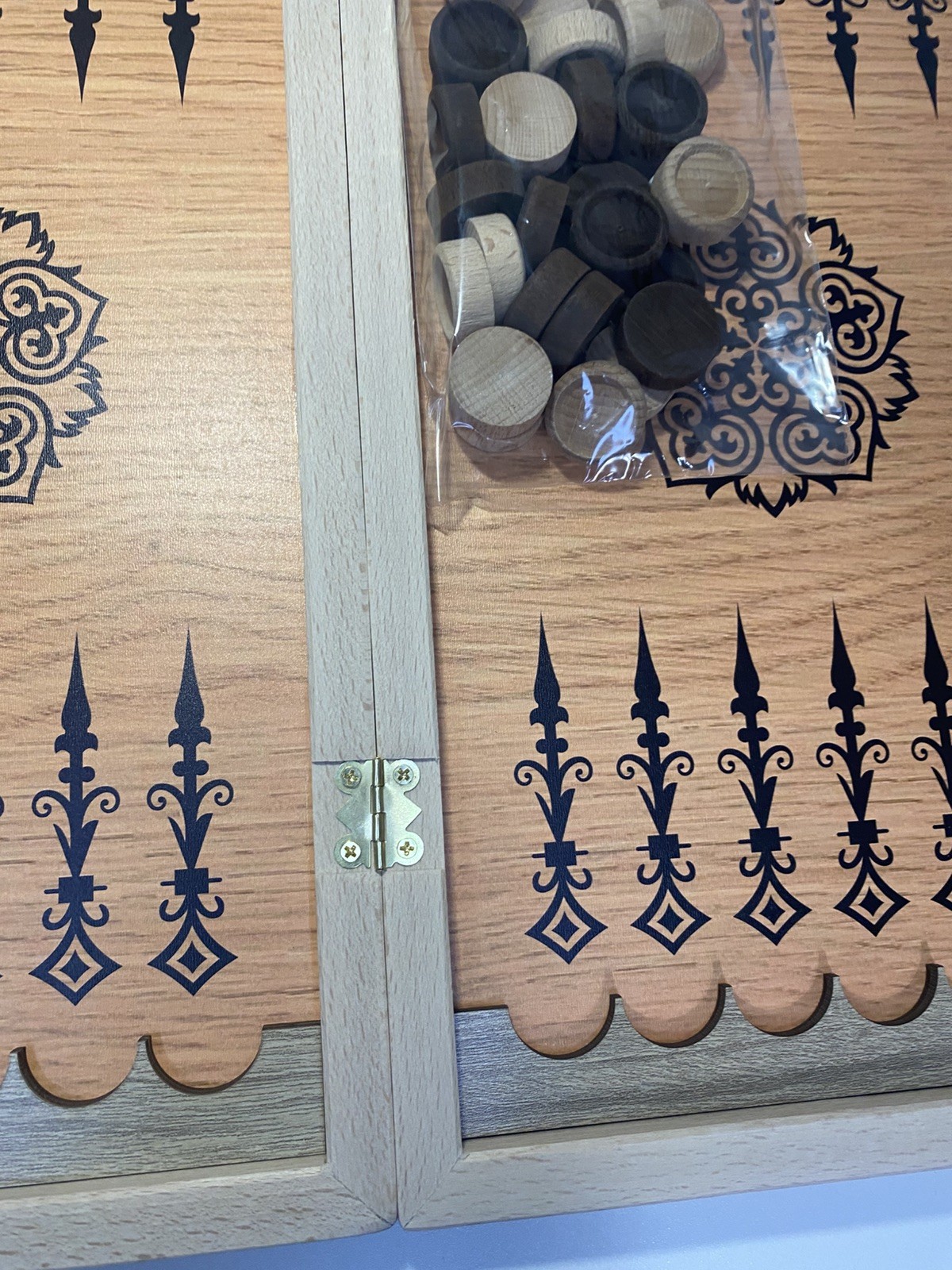backgammon Handmade Wooden Backgammon Set “eastern” – Large Board 40-40 см