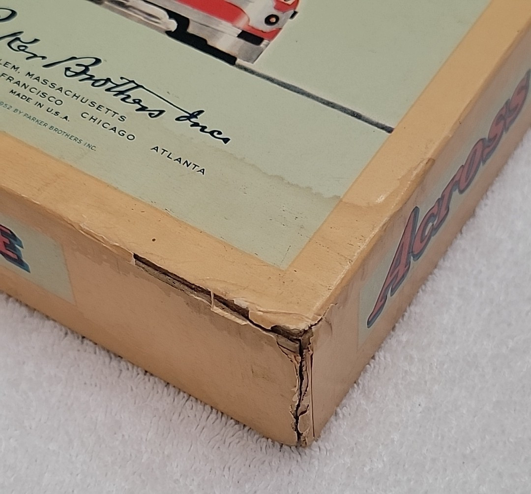 Across the Continent The United States Game by Parker Brothers 1952 Locomotive