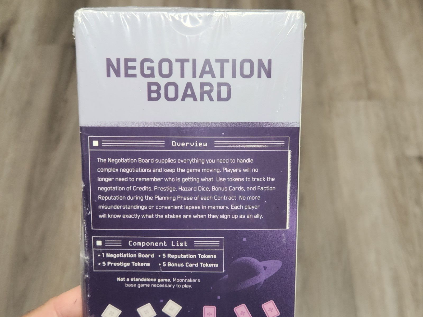 IV Studio Moonrakers Negotiation Board (1 Board and 15 Token Pack)