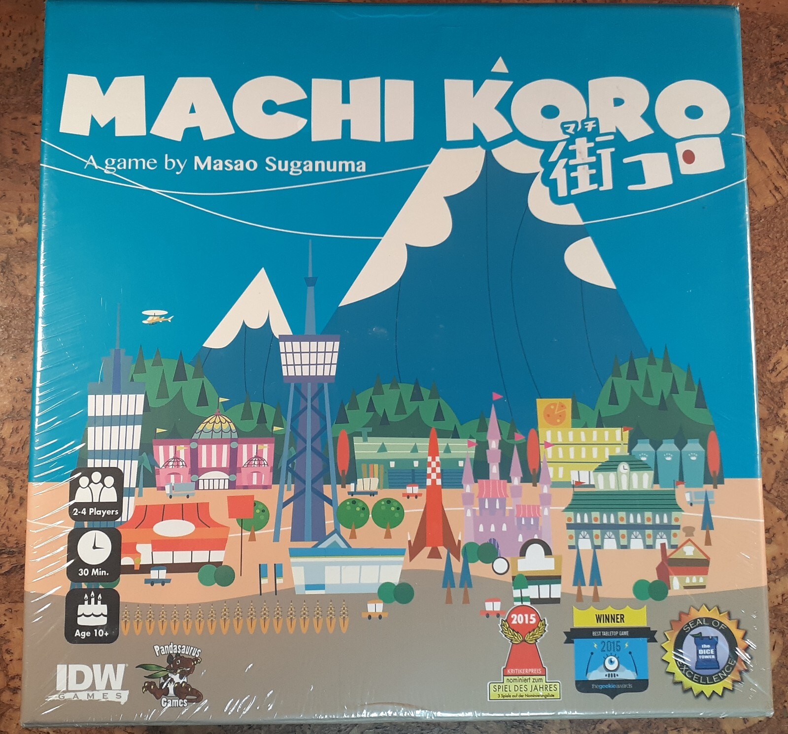 Machi Koro Board Game New Sealed IDW Masao Suganuma Japanese 2017 FREE PRIORITY